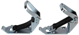 Ganchos en goma y acero para furgonetas