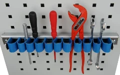 Ganchos en plástica a presión para herramientas