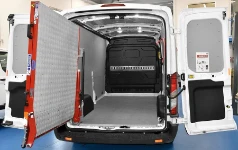 Rampa de carga girada en el Transit