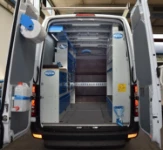 Taller en movimiento en Sprinter para técnico de frigoríficos