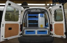 Rivestimento interno e allestimento con valige per Citroen Jumpy