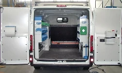 Rivestimento interno e allestimento con valige per Citroen Jumpy