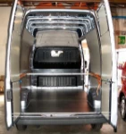 Rivestimento interno e allestimento con valige per Citroen Jumpy