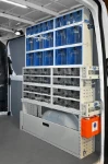 Rivestimento lato destro e pannello portautensili su Citroen Jumpy