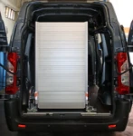 Tarima de carga en aluminio cerrada en el Proace