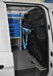 Rivestimento lato sinistro del Dokker con copriruota in alluminio mandorlato