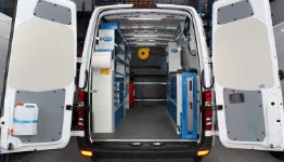 Un equipamiento para máquinas agrícolas realizado por Syncro para la furgoneta Sprinter