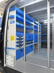Cassettiere e scaffalatura laterale per Sprinter