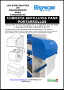 Cubierta antilluvia para portarrollos
