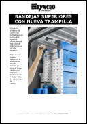 Bandejas superiores con nueva trampilla