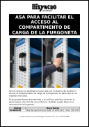 Asa para facilitar el acceso al compartimento de carga de la furgoneta