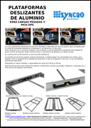 Plataformas deslizantes de aluminio para cargas pesadas y pick-ups