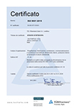 Certificado uni en ISO 9001